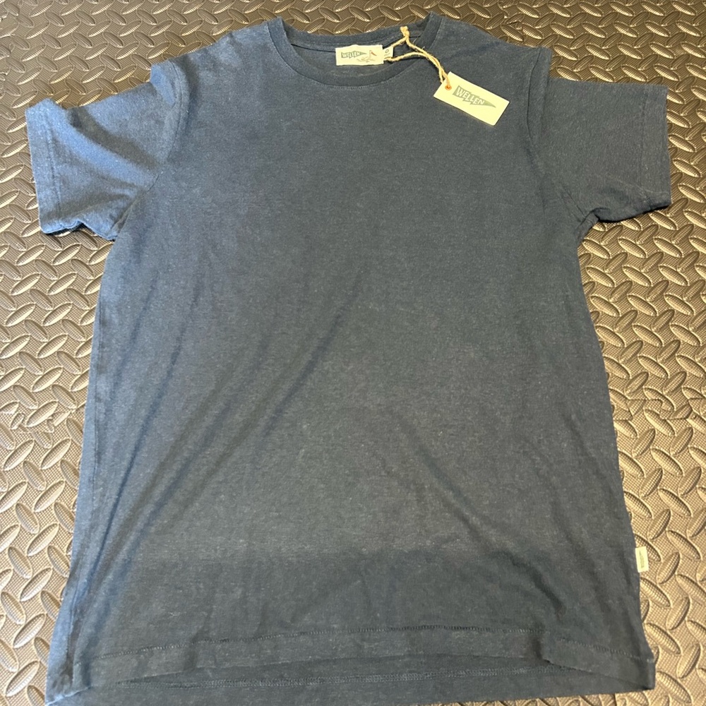 Wellen Navy Short Sleeve Crew T-Shirt